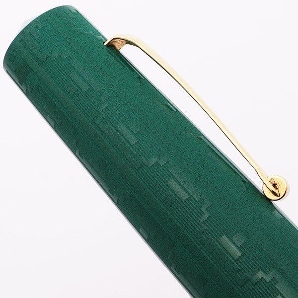 Leonardo Momento Zero Grande LE Art Deco Fountain Pen Green Ebonite